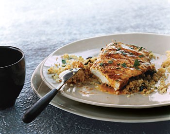 Moroccan-spiced chicken paillards