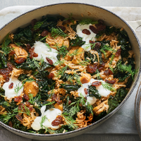 Moroccan-spiced chicken pilaf