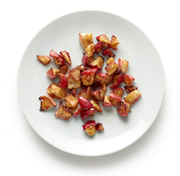 Moroccan spiced roasted apples