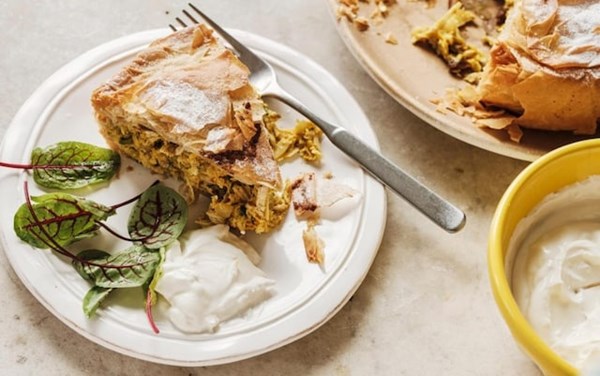 Moroccan-spiced turkey pie