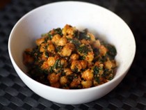 Moroccan spinach and chickpeas