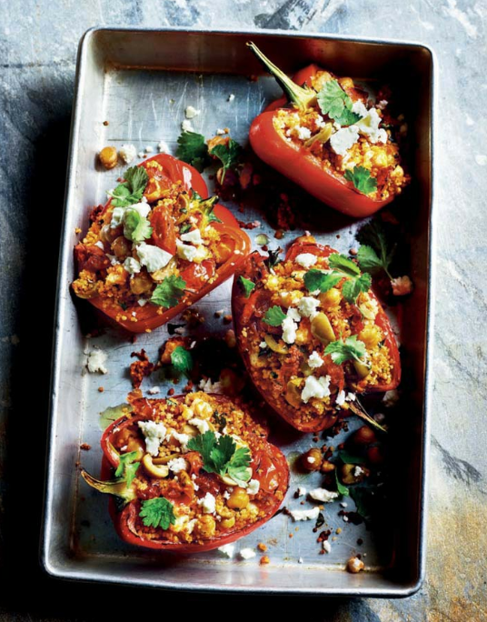 Moroccan stuffed peppers