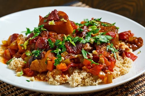 Moroccan style ossobuco (Ossobuco tagine)
