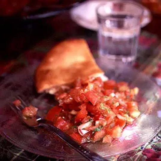 Moroccan tomato salad