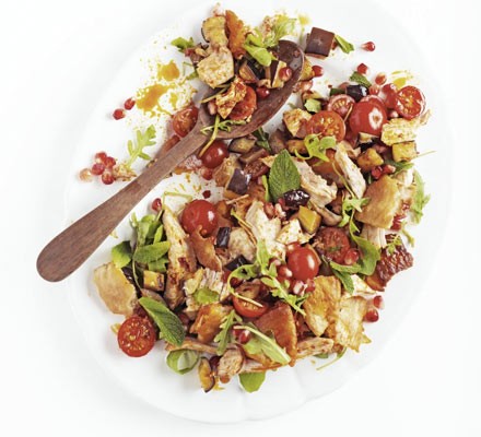 Moroccan turkey salad