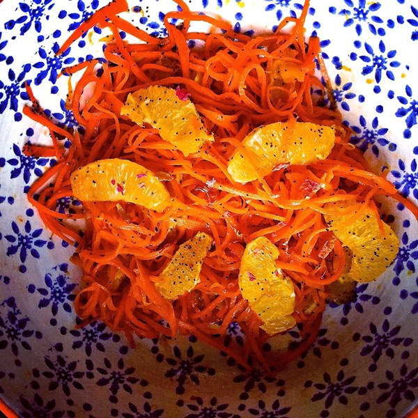 Morroccan carrot & orange salad