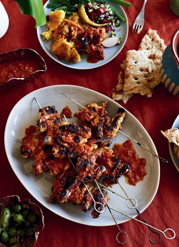 Mosen's chicken kebabs