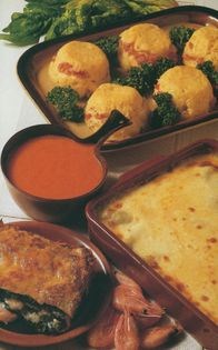 Moulds of thin pasta (Vermicelli in timballini)
