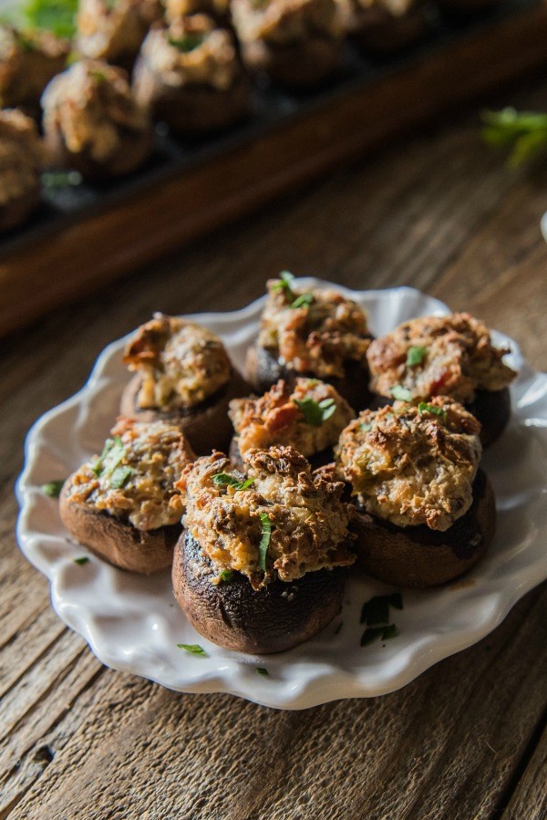 Mountain Mama's (almost) famous stuffed mushrooms
