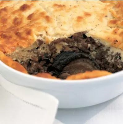 Moussaka with roasted aubergines and ricotta