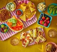 Movie night snack trays