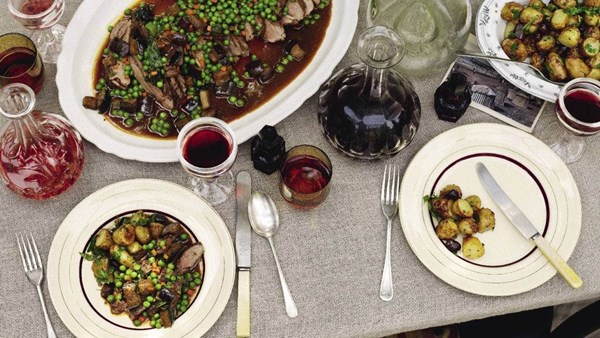 Mozrabe spiced butterflied leg of lamb