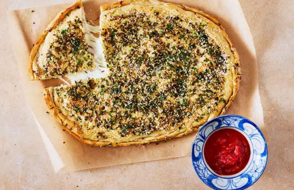Mozzarella-stuffed garlic-and-herb bread