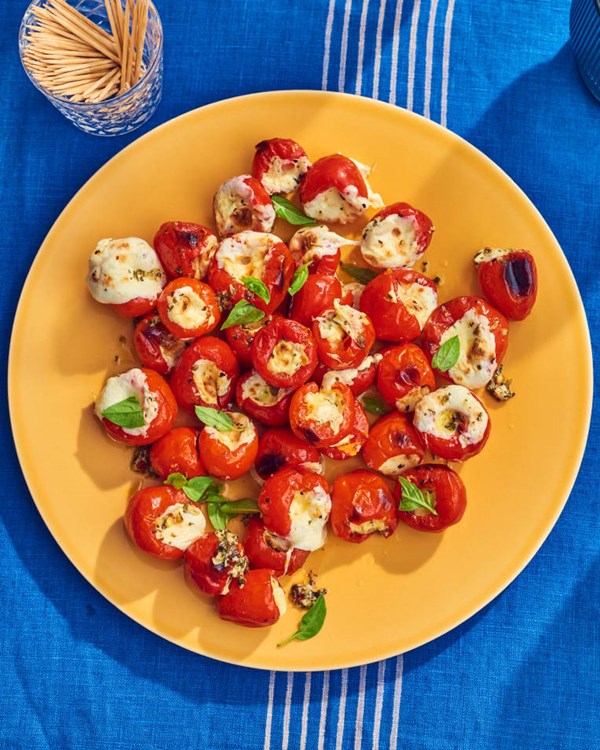 Mozzarella-stuffed peppadew peppers