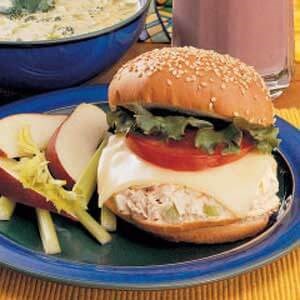 Mozzarella tuna melts