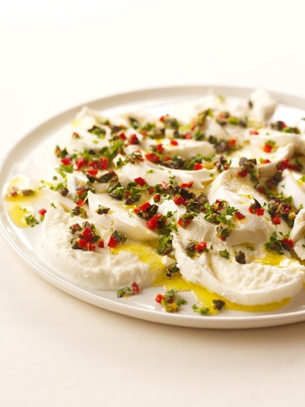 Mozzarella with crazy gremolata