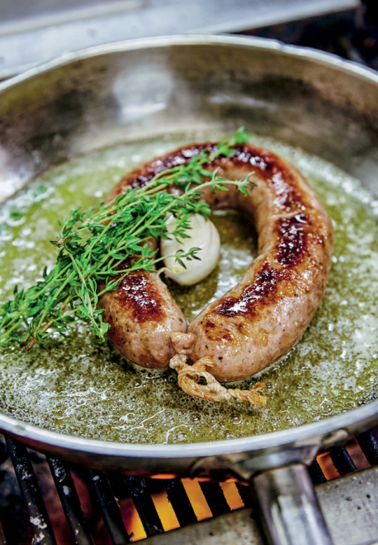 Mr Bartlett's Hampshire hogs [sausages]