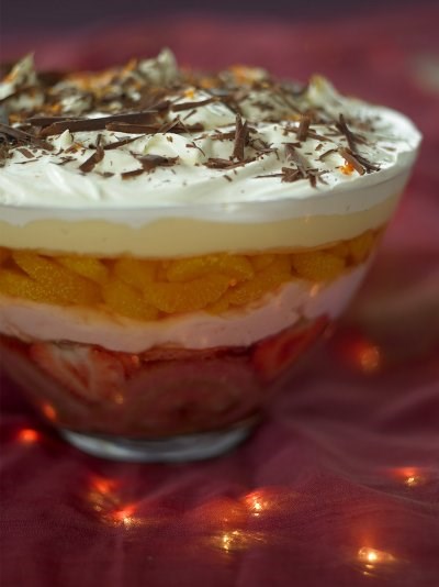 Mrs Oliver's massive retro trifle