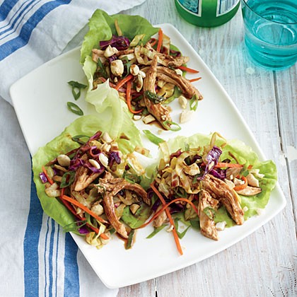Mu shu chicken lettuce wraps