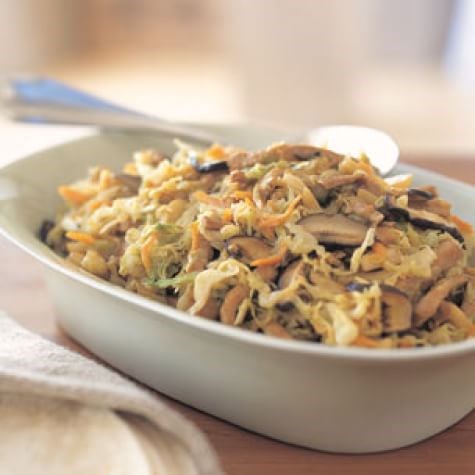 Mu shu pork stir-fry