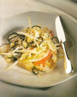 Mud crab salad