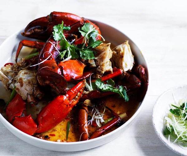 Mud crab with XO sauce