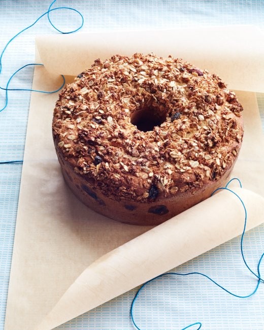 Muesli coffee cake