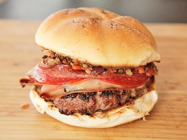 Muffaletta burgers