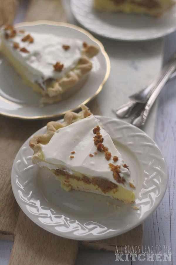 Muffin bottom pudding pie