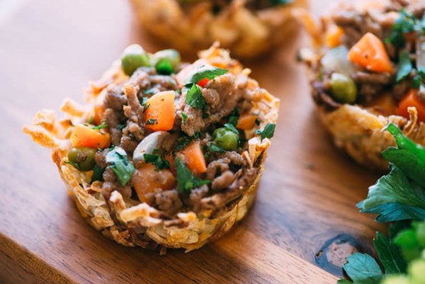 Muffin-pan shepherd's pie