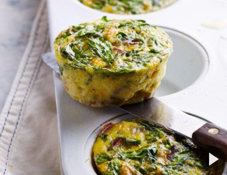 Muffin-tin quiches with smoked cheddar & potato