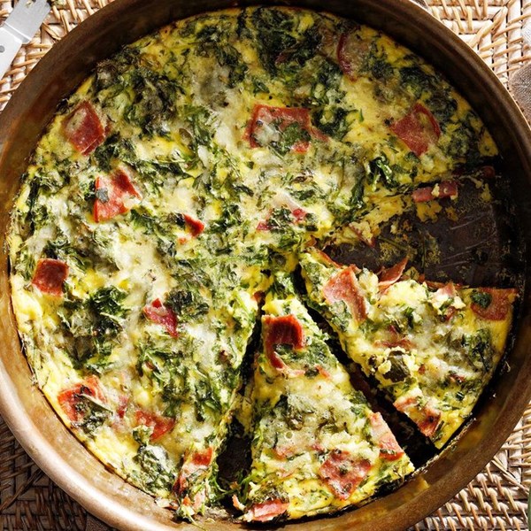 Muffuletta frittata