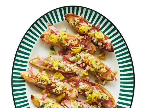 Muffuletta potato skins