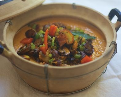 Mughal mushroom curry