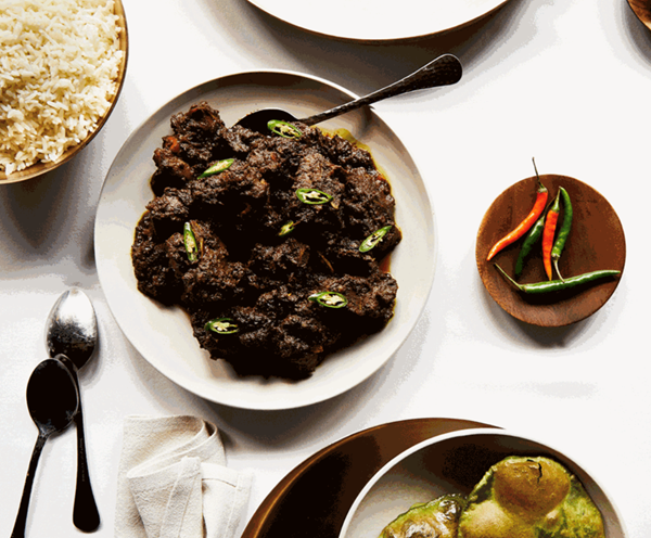 Mughlai lamb curry (Kosha mangsho)