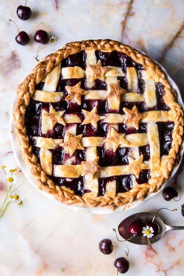 Mulled cherry bomb pie