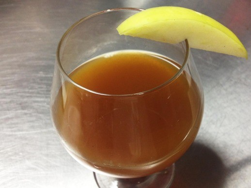 Mulled cider shrub