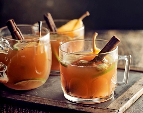 Mulled pear and ginger