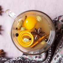 Mulled spiced apple juice