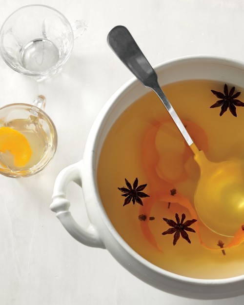 Mulled white wine