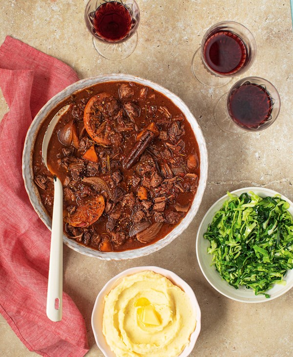 Mulled wine brisket
