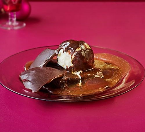 Mulled wine brownie surprise 