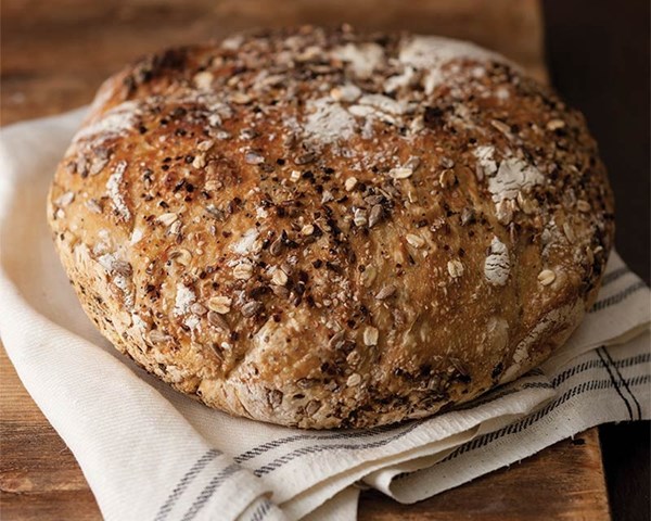 Multi-grain topped bread