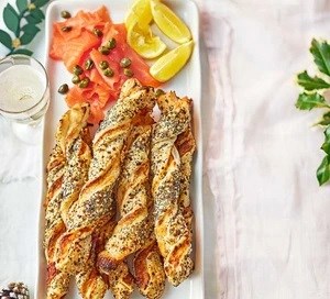 Multi-seed cheese straws