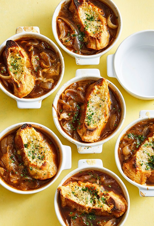 Multicooker French onion soup