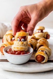 Mummy hot dogs