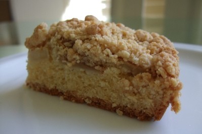 Mum's apple crumble cake