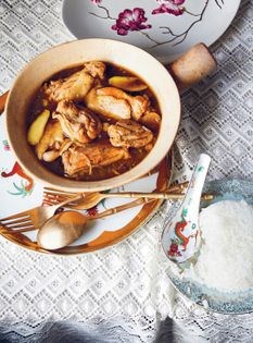 Mum's braised ginger chicken