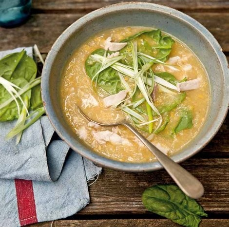 Mum's chicken and corn soup