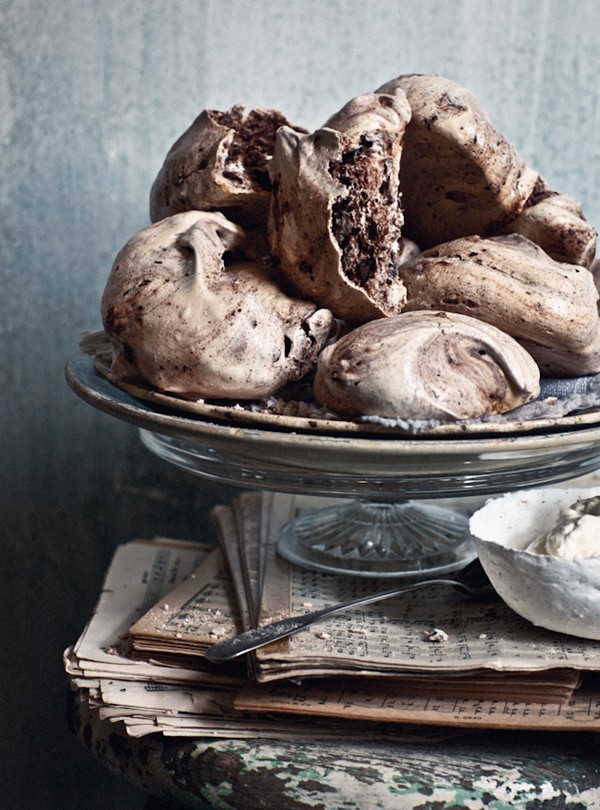 Mum's chocolate meringues